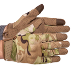 Рукавички тактичні із закритими пальцями Zelart Action 8816 розмір L Camouflage - зображення 1