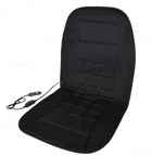Накидка на сидіння з підігрівом чорна ELEGANT (EL100 574) 95х45см