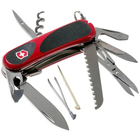 Нож швейцарский складной Victorinox многофункциональный карманный 15 функций красно-черный 85 мм. 2203425 - изображение 4