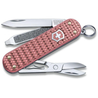 Многофункциональный карманный нож Victorinox 5 функций 58 мм. розовый 2203332 - изображение 1