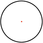 Приціл коліматорний Discovery Optics 1х25 DS Red Dot - зображення 8