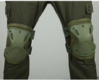 Комплект наколенники и налокотники с регулируемой защитой для локтей и колен олива - изображение 5