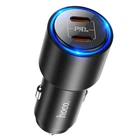 Автомобільний зарядний пристрій Hoco NZ3 Clear Way 40W (2 Type-C) black