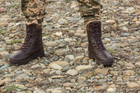 Тактические лёгкие кожаные берцы с утеплителем 3M для холодной погоды KOMBAT.uk Patrol 41 коричневые - изображение 3