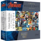 Дерев'яні пазли, Всесвіт коміксів Marvel , Trefl фігурні 1000 елементів (20165)