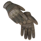 Тактичні рукавиці Повнопалі M-Pact 3 захисні Mechanix MX-CAM, L Олива - зображення 3