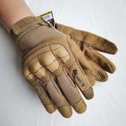 Тактичні рукавиці Повнопалі M-Pact 3 захисні Mechanix MX-FIT, XL Койот - зображення 2