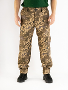 Теплі військові штани (осінь-зима), піксель Softshell (софтшел), розмір 56 - зображення 3