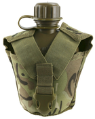 Фляга тактична KOMBAT UK Tactical Water Bottle, мультікам, 0,95л - изображение 1