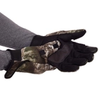 Рукавички тактичні теплі з пальцями, що відстібаються Zelart 9233 розмір L Camouflage - зображення 6