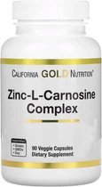 California Gold Nutrition Zinc-L-Carnosine Complex 90 капсул (4384304835)