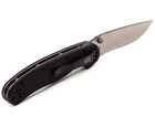 Нож складной карманный полусеррейтор Ontario 8849 RAT1 SS Liner Lock Black 216 мм - изображение 2