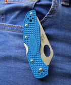 Нож складной карманный с фиксацией Back Lock Firebird F759M-BL Blue 175 мм - изображение 7