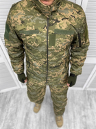 Тактична тепла зимова військова форма комплект костюм (Куртка + Штани), Камуфляж: Піксель ЗСУ, Розмір: XL - зображення 3