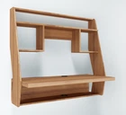 Стол компьютерный навесной из ЛДСП Comfy Home AirTable - III LB Zeus орех