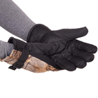 Теплые тактические перчатки, перчатки многоцелевые, для охоты и рыбалки перчатки спиннингиста Размер L Камуфляж BC-7387 - изображение 6