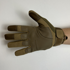 Тактические перчатки с пальцами Gloves FF 2 койот M - изображение 10