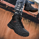 Ботинки Lesko GZ706 р.46 Black высокие на шнурках и молнии - изображение 6