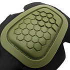 Тактические защитные наколенники налокотники Han-Wild G4 Green противоударные для тактической одежды - изображение 4