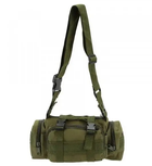 Рюкзак тактичний великий з підсумками multicam 55 літрів зелений - зображення 3
