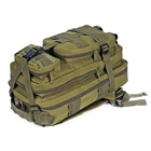 Тактический штурмовой военный рюкзак Assault Belt M-07 Oxford 600D 45 литров Олива - изображение 4
