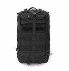 Тактичний штурмовий військовий рюкзак Assault Belt M-07 Oxford 600D 45 літрів Чорний - зображення 4