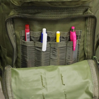 Тактический штурмовой военный рюкзак Assault Belt M-07 Oxford 600D 45 литров Олива - изображение 8