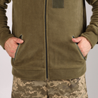 Флисовая кофта мужская ЗСУ, цвет хаки-пиксель, размер 3XL - изображение 5