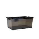 Контейнер ASUDE Plastik 60л, чорний прозорий (ASD148-F)