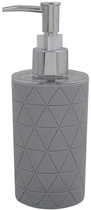 Дозатор для рідкого мила Trento Piramide grey сірий (Tr50568)