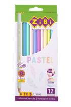 Олівці кольорові Pastel, 12 шт., KIDS LINE ZB.2470