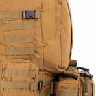 Тактический рюкзак 55 л рейдовый с отсоединяемыми подсумками (50 х 34 х 15+10 см) Хаки ZK-5504 - изображение 5