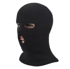 Балаклава маска Бандитка 3 WUKE Чорна, Унісекс One size - зображення 1