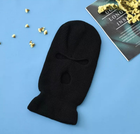 Балаклава маска Бандитка 3 WUKE Чорна, Унісекс One size - зображення 4