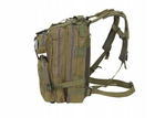 Рюкзак военный тактический 30 л Iso Trade зеленый камуфляж - изображение 4