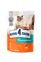 Корм для кошек Club 4 Paws Sterilized