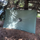 Тактический пончо ВСУ плащ-палатка LE25073 olive XXXL - изображение 8