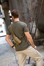 Тактична нагрудна сумка Захисник 139 хакі - зображення 10