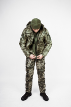 Тактическая военная куртка Бушлат зимний SoftShell Пиксель ВСУ 50 размер Козак - изображение 2