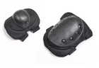 Комплект защиты тактической наколенники налокотники F002 Oxford черный - изображение 5