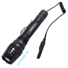 Підствольний ліхтар із оптичним зумом для полювання Police Q8668-T6 Чорний - зображення 2