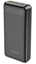 Павербанк BOROFONE Incredible power bank BJ19A 20000mAh |1USB/1Type-C, 20W/3A, PD/QC| black