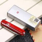 Складной швейцарский нож Victorinox Vx06223.T Classic SD 7 функций 58 мм красный-полупрозрачный - изображение 6