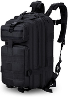 Рюкзак тактичний A02 25 л, чорний - зображення 1