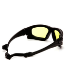 Очки тактические стрелковые баллистические с уплотнителем i-Force Slim Anti-Fog amber UV400 желтый - изображение 4