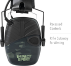Навушники тактичні активні Howard Leight шумозаглушувачі Impact Sport R-02527 з NRR захистом 22 дБ темний камуфляж - зображення 6