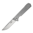 Нож складной карманный с фиксацией Frame lock Firebird FH12-SS Silver 205 мм - изображение 1