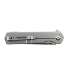 Нож складной карманный с фиксацией Frame lock Firebird FH12-SS Silver 205 мм - изображение 5