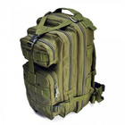 Тактический штурмовой военный рюкзак B02 25л оливковый - изображение 2