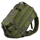 Тактический штурмовой военный рюкзак B02 25л оливковый - изображение 4